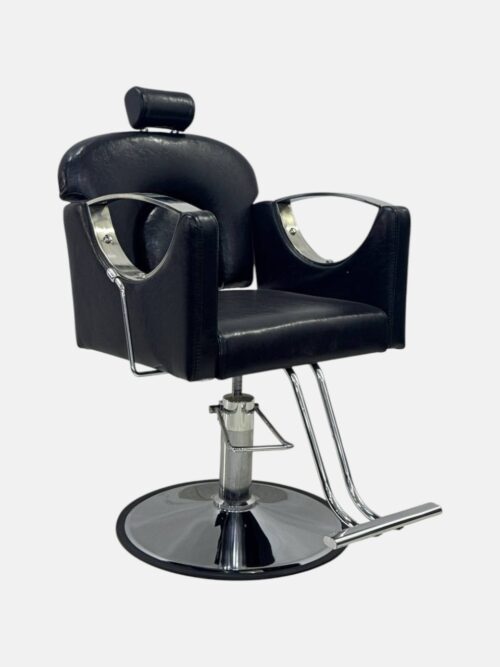 Парикмахерское кресло Premium Salon Chair (M-3124N) — гидравлическое, черное — изображение 2