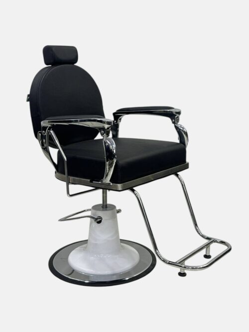 Парикмахерское кресло Classic Salon Chair (Q-614) — гидравлическое, черное — изображение 2