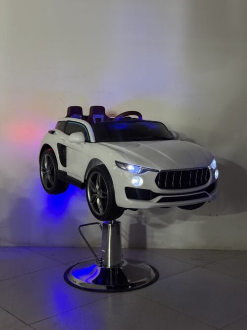 Детское парикмахерское кресло Luxury Car (dm-810) — гидравлическое, белое — изображение 2