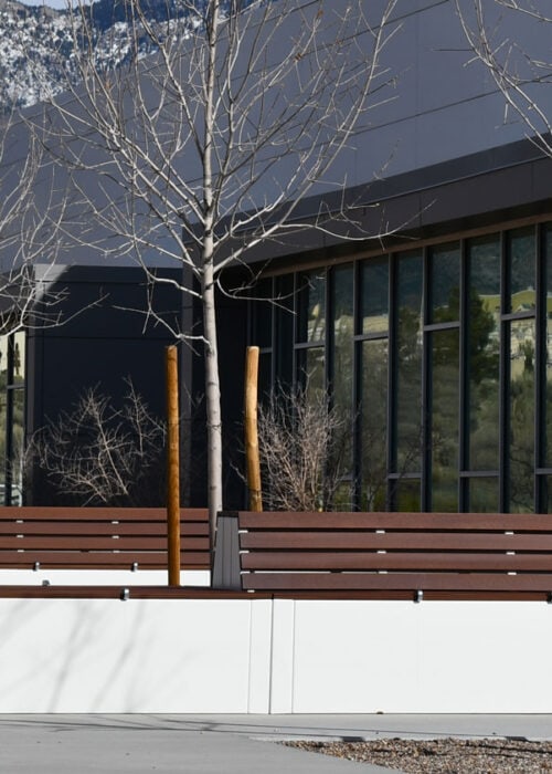GARDA-benches-with-skate-stopper-at-College-of-New-Mexico_Santa-Fe_NM-USA