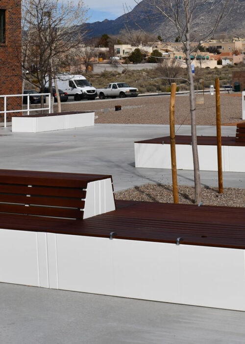 GARDA-benches-with-skate-stopper-at-College-of-New-Mexico_Santa-Fe_NM-USA_5