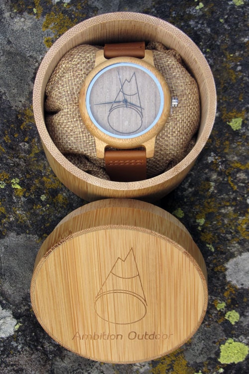 Montre bambou cadran 44mm – Image 4
