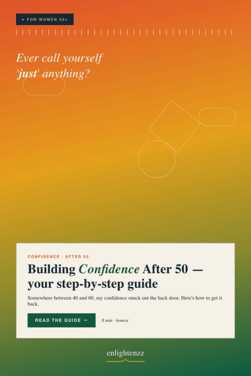 Building Confidence After 50 your Step By Step Guide 04 Landing, inspiration for women over 50 | enlightenzz