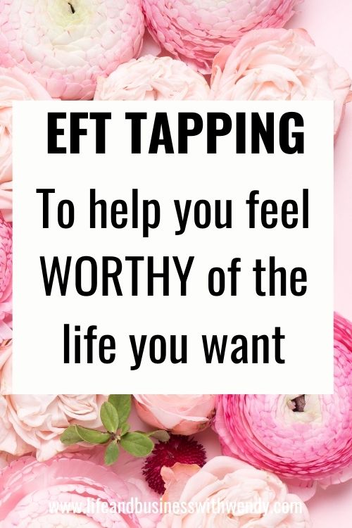 Emotional Freedom Techniques, EFT scripts to help you feel worthy of the life you want. Includes 3 different EFT sessions with script examples.