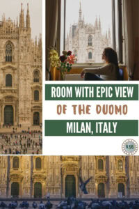 It's 100% possible to stay in Milan with a Duomo view without spending a fortune and I'm revealing this hidden gem in today's post!