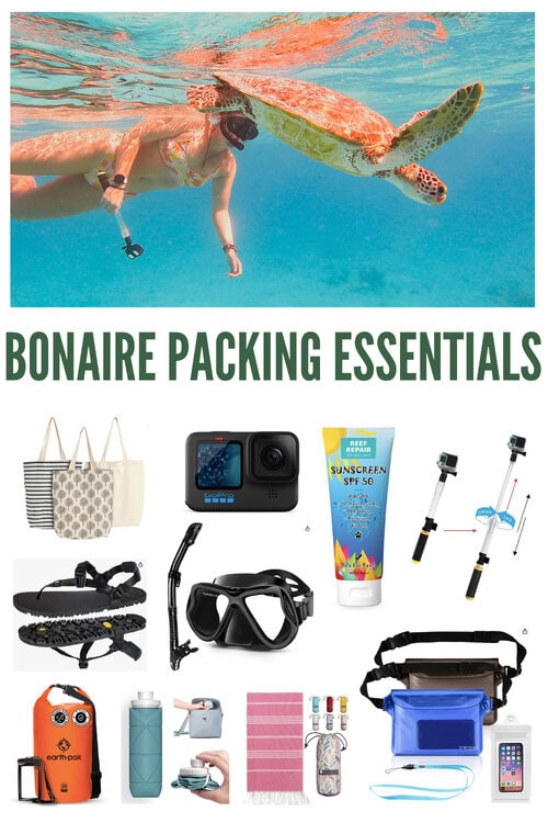 A practical guide on what to pack for Bonaire with all the essentials to prepare you for an epic vacation!