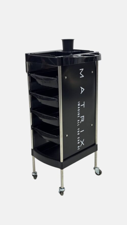 Парикмахерская тележка Matrix Trolley — мобильная, черная — изображение 2