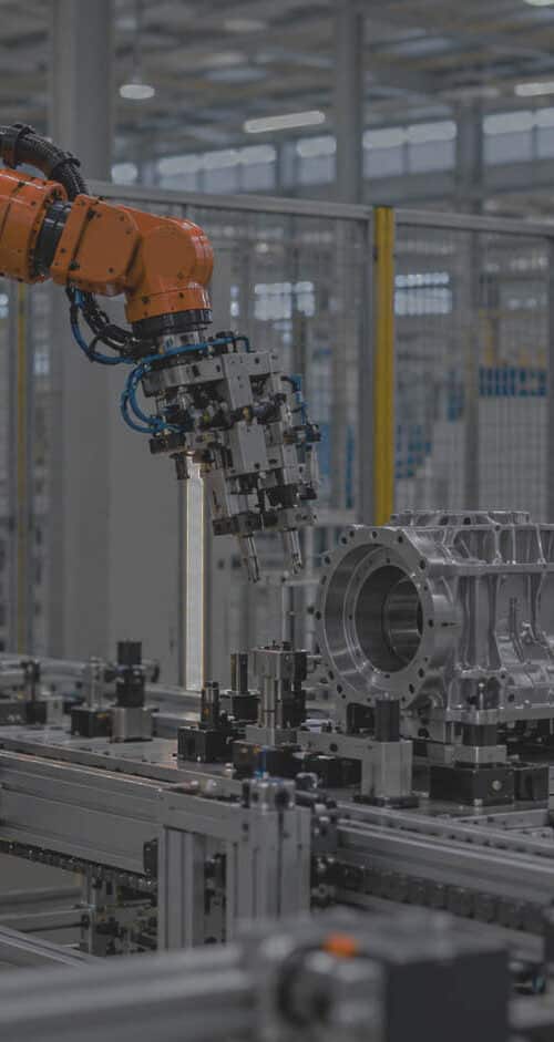 Industrieroboter im Einsatz