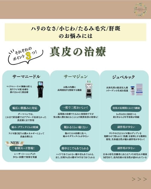 真皮の治療