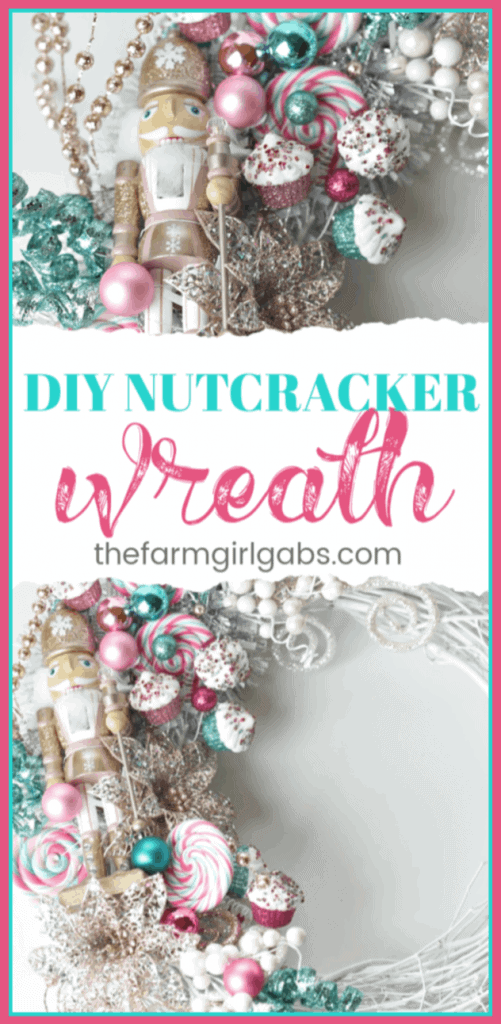 This whimsical Nutcracker Wreath is an easy DIY craft you can make to celebrate the Christmas Season. #TheNutcracker #Christmas #Wreath #ChristmasCraft #ChristmasDecoration #NutcrackerBallet