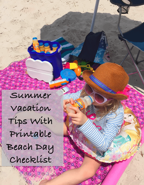 Summer Vacation Tips With Printable Beach Day Check List #WhereFunBegins #CollectiveBias