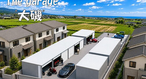 大磯町 国道1号線沿 レンタルガレージ「ザ・ガレージ大磯」17庫募集開始