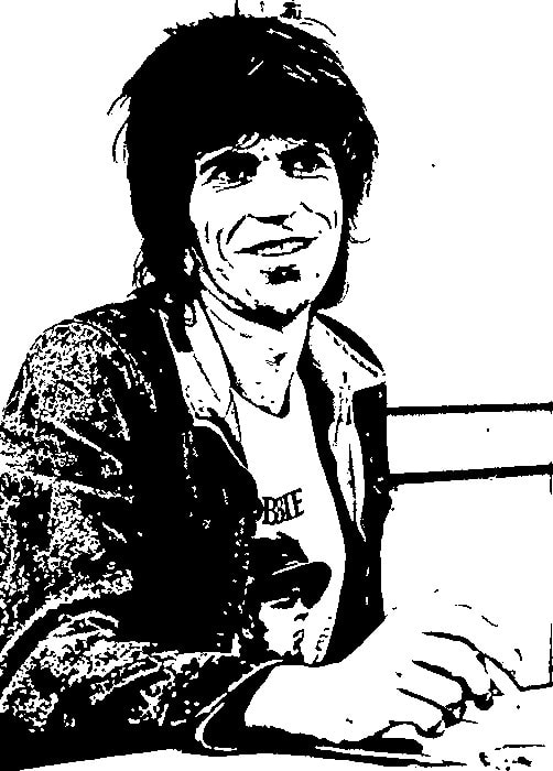 Keith Richards, guitariste des Rolling Stones