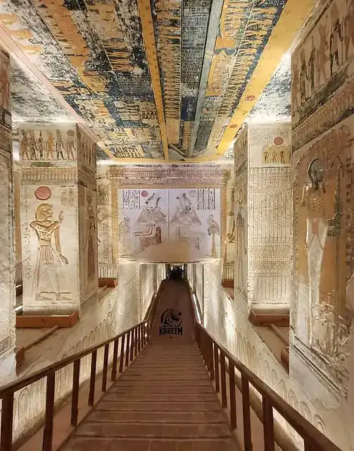 Decorated corridor in KV9 of Ramesses VI