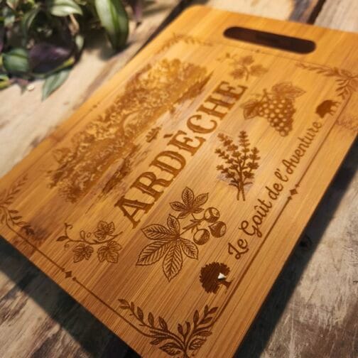 Planche apéro gravée