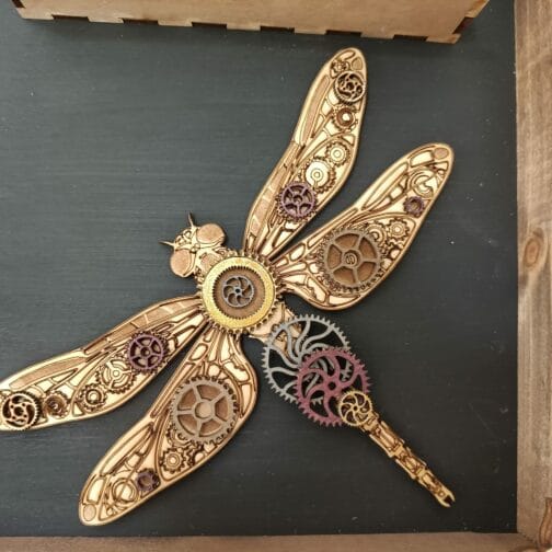 Cadre Cabinet de Curiosités Steampunk – Création unique