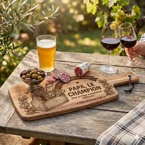 Planche apéro Acacia Personnalisable – Image 3