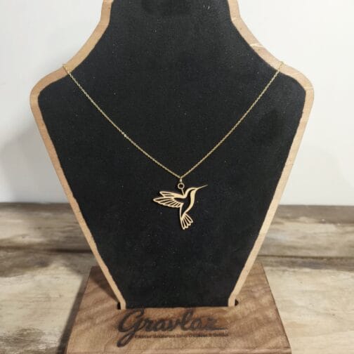 Colliers Artisanales en Bois et Plaqué Or 24k