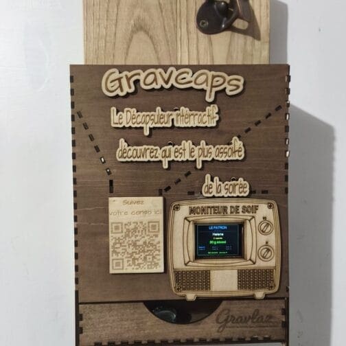 Gravcaps : Le Décapusuleur Interactif Connecté – Cadeau Unique