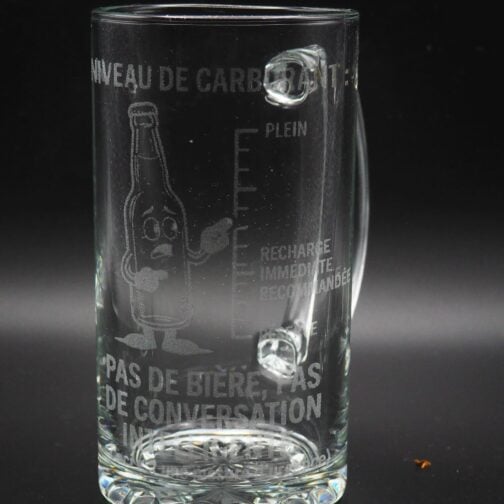 Choppe a bière personnalisée