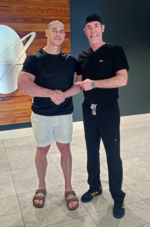 John Cena Shaves Head For Hair Transplant
