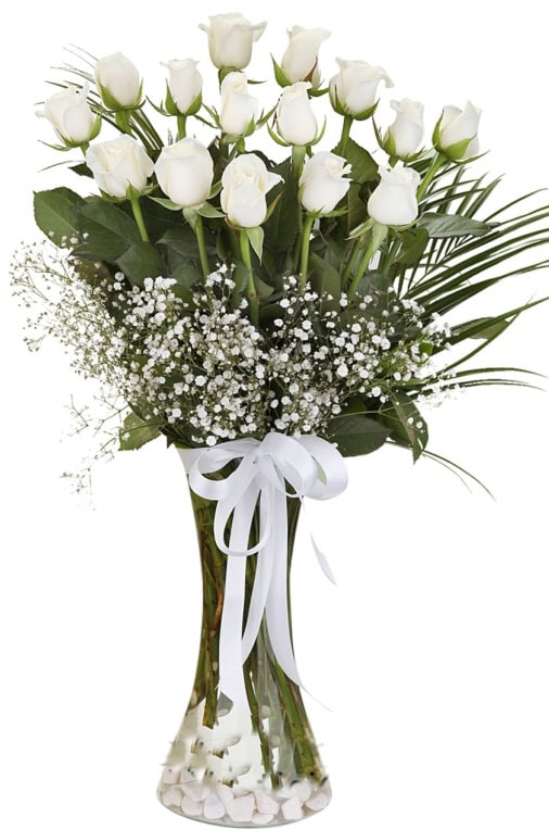Kırmızı Gül Beyaz Gerbera C-CAM108 - Görsel 2