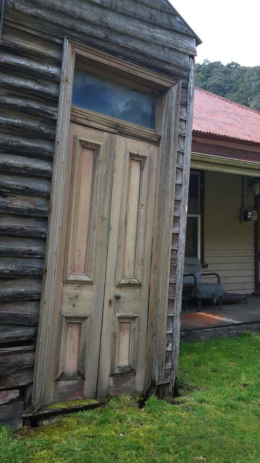 Woods Point, Victoria. Old home from the bygone days of gold mining in Woods Point.