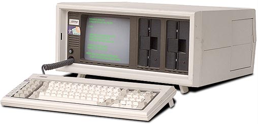 Damit fing es an: Der allererste tragbare IBM-Komaptible von Compaq (Foto: The Old Computers Museum)
