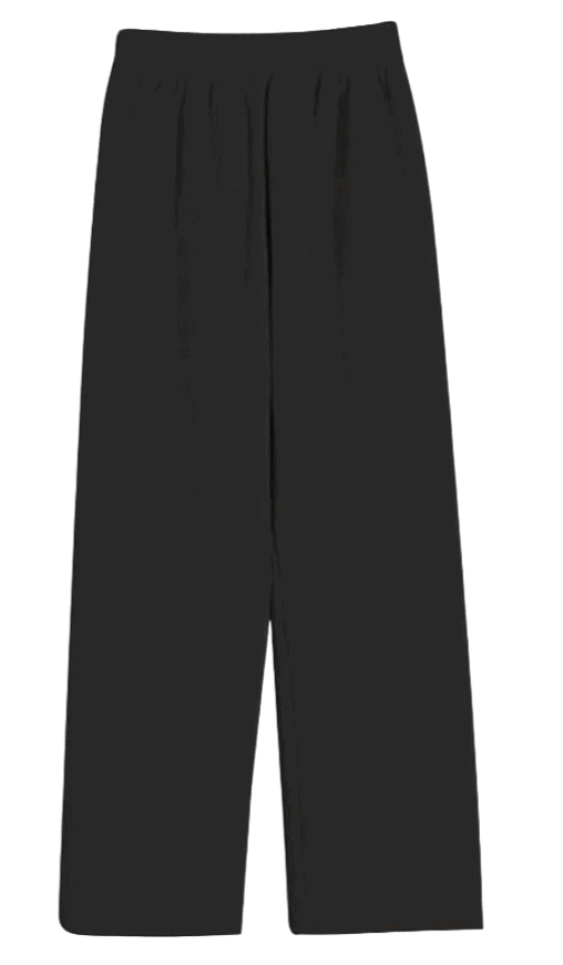 black tracksuit bottoms sweatpants