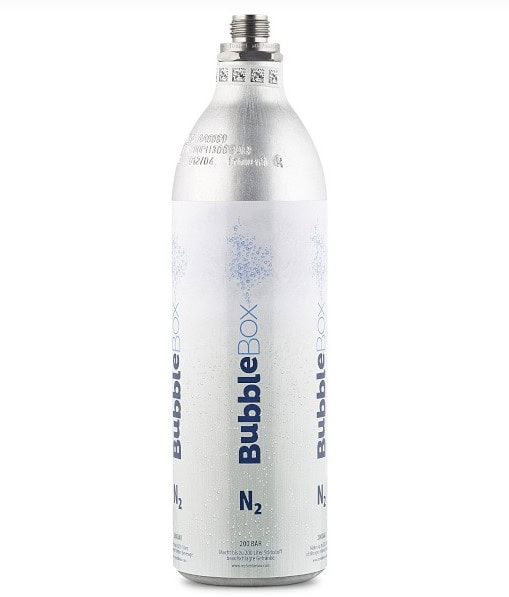 botella x2 de nitrógeno grado alimentario bubble box