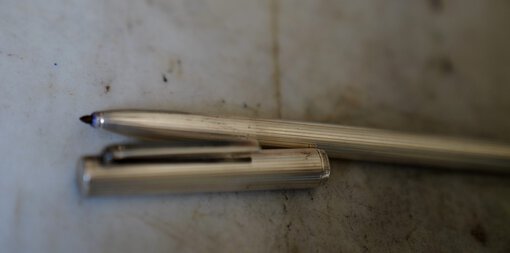 Stylo Roller Dunhill en Argent Massif 925 – Finition Godron – Rare Version