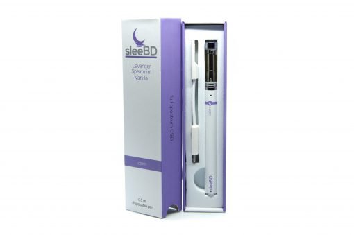 Sleebd Vape – Full spectrum CBD with lavender, spearmint, and vanilla for a smooth, calming experience.