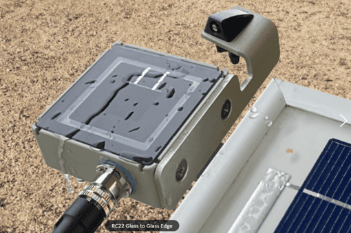 Cổng kết nối chuẩn M12 của cảm biến bức xạ Atonometrics RC22 Modbus RS485