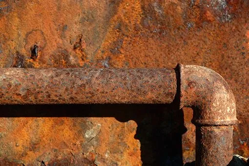 Emergency Leak Repair Plumber Allentown Bethlehem PA Rusty Pipes in Allentown PA Residence Needing Bethlehem Emergency Leak Repair Plumber