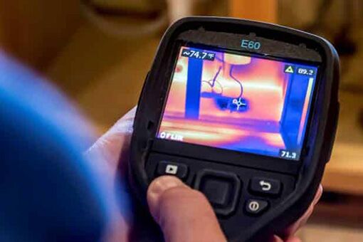 Residential Leak Detection Plumber Allentown and Bethlehem PA Allentown Residential Plumber Doing Leak Detection in Bethlehem PA House Using Non-invasive Cameras