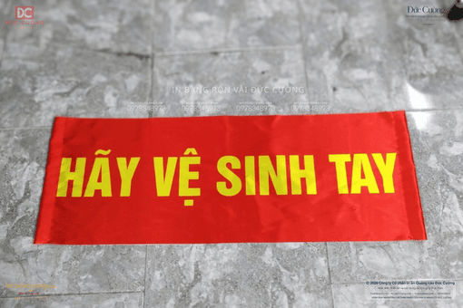 Băng Rôn Vải – In Theo Yêu Cầu, Đẹp, Bền Và Chuyên Nghiệp - Ảnh 5
