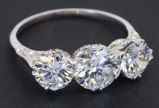 Diamond three stone ring from Weldons Jewlellers Dublin