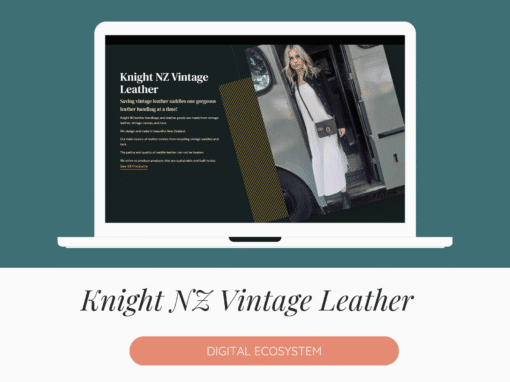 Knight NZ Vintage Leather – Website Design and Build