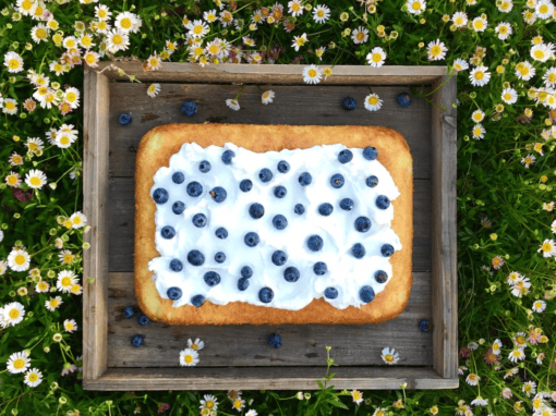 Perfect Spring Traybake Cake