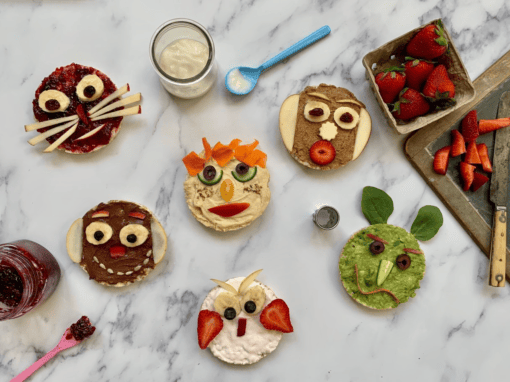 Rice Cracker Silly Faces