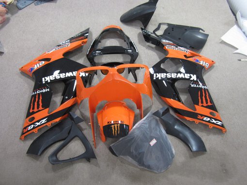 Ninja ZX-6R Fairing Set MFC004 2003-2004