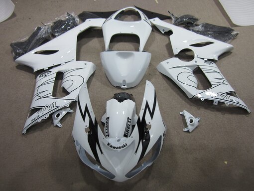 Ninja ZX-6R Nagano Fairing Set MFC026 2005-2006