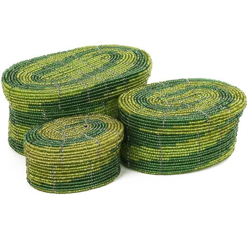 Set of 3 Oval Nesting Boxes