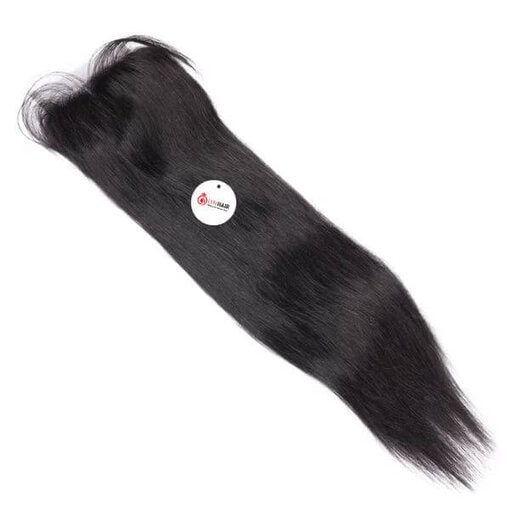 Straight 6x6 Lace Closure Vietnamese Human Hair Back Angled