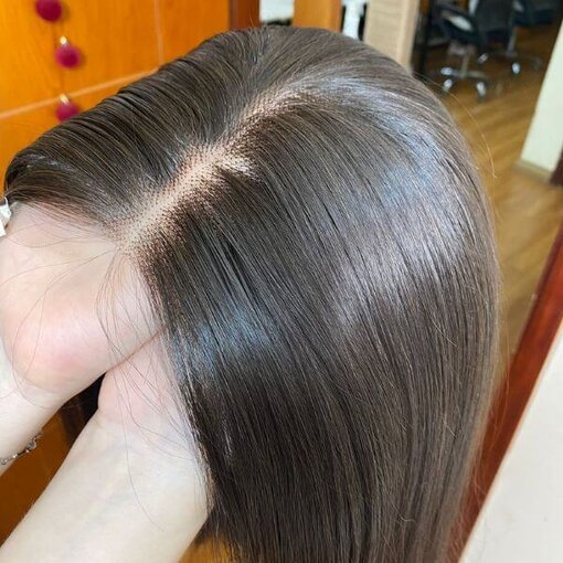 Natural straight Vietnamese raw hair wig