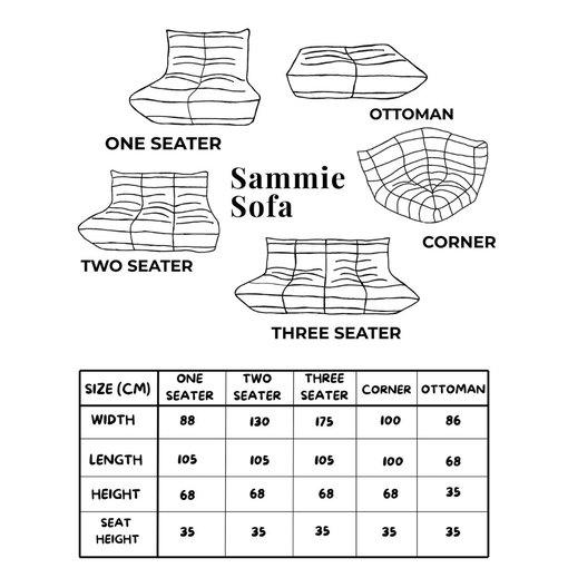 Sammie Leather Ottoman - Image 9