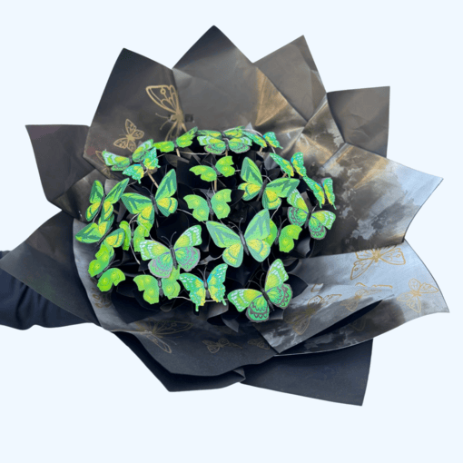 Kelebek Buketi Renkli Led Işıklı - Görsel 11