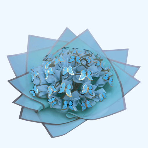 Kelebek Buketi Renkli Led Işıklı - Görsel 15