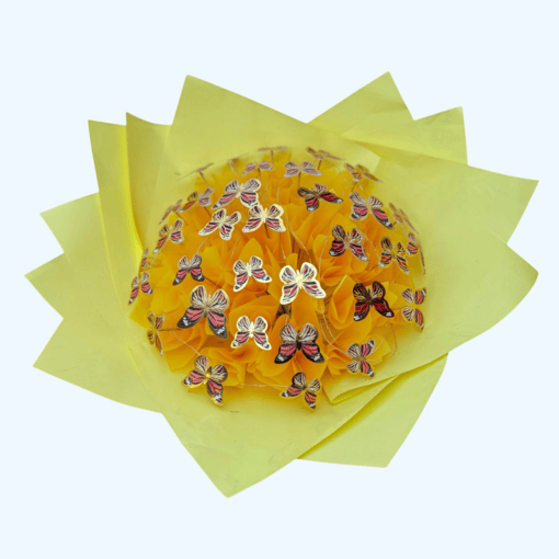 Kelebek Buketi Renkli Led Işıklı - Görsel 20