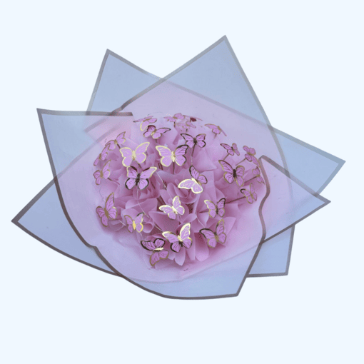 Kelebek Buketi Renkli Led Işıklı - Görsel 17